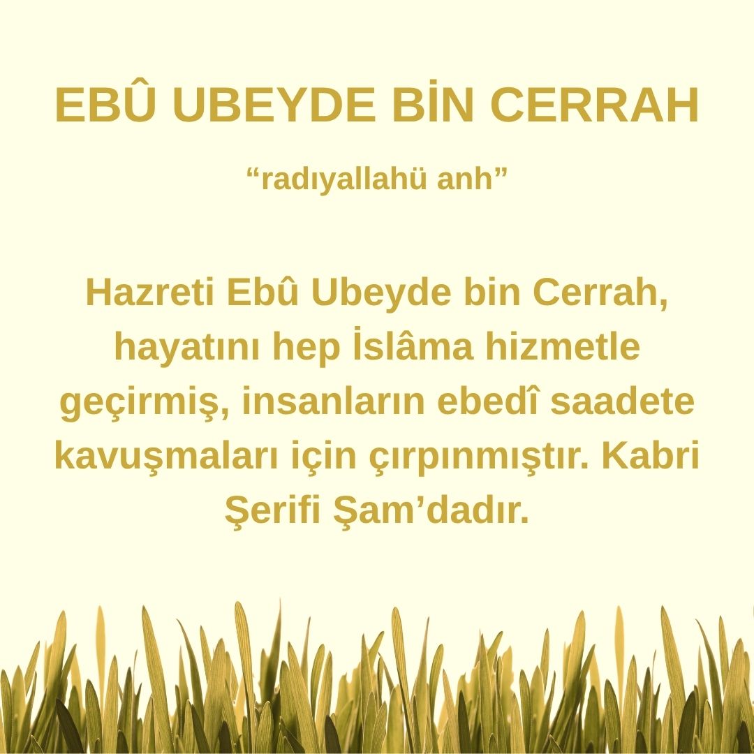 Ebû Ubeyde bin Cerrah (10)